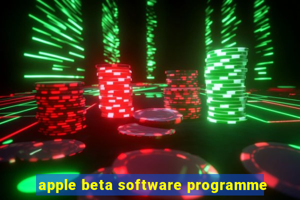 apple beta software programme